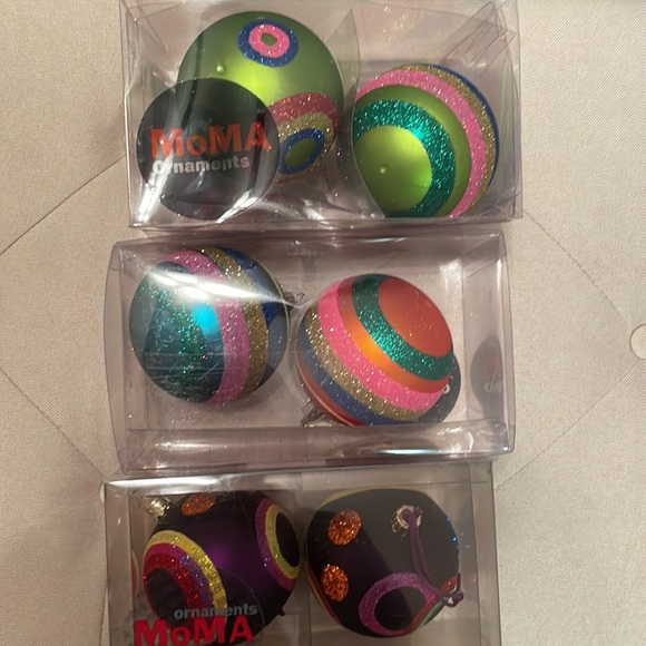 Christmas Decorations Tree Ornaments Glitter Bulbs - Picture 4 of 4